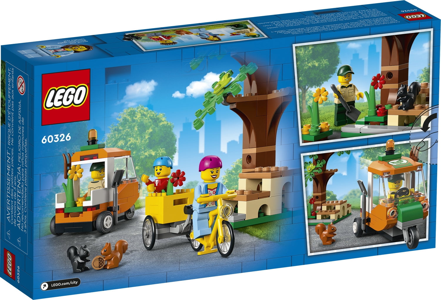 trojansk hest Kontrakt Primitiv LEGO City Picnic in the Park 60326 Building Kit for Kids Aged 5 and Up;  Includes 3 Minifigures and 2 Squirrel Figures (147 Pieces) - Walmart.com