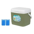 thumbnail image 2 of Nevera portátil de 25 litros que mantiene el hielo hasta 3 días para hombres y mujeres, ideal para camping y conciertos. Verde, 2 of 8