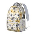 thumbnail image 4 of Wildflower Sunflower Design Backpack - Stylish & Breathable School Bookbag for Teenagers, 4 of 5
