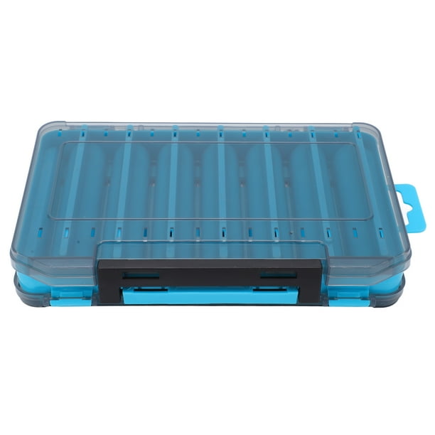 Caja de pesca de doble cara, Caja de señuelos de doble cara Accesorios de pesca Caja de señuelos de doble cara Artesanía excepcional