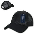 thumbnail image 2 of Decky 1142 6 Panel Low Profile Structured Quilted Trucker-Black, 2 of 3