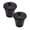 O352 Black 2.4x3.7" 2Pack, variant on 2Pcs Mini Galvanized Can with Lid,Small Metal Buckets with Lids, Wastebasket Can, Metal Rubbish Bin, Tabletop Can, Flower Pot Pen Holde , Waste Receptacles and Liners, Decorations Happy 2026!