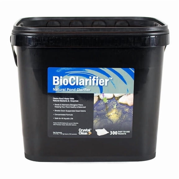 CrystalClear Biological Clarifier —Natural Pond Clarifier for Clear, Balanced Water - 25 Lbs.