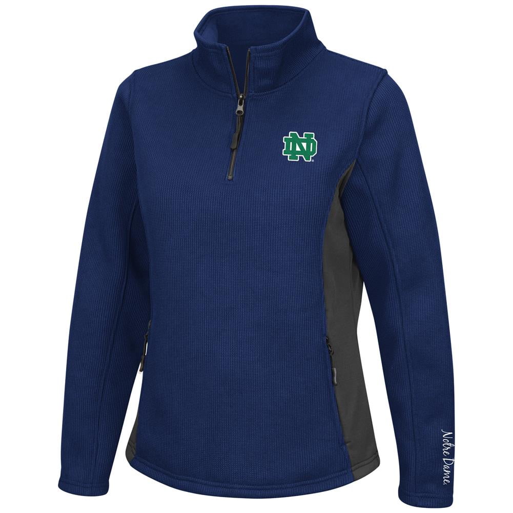 Ladies High Bar Notre Dame Fighting Irish Quarter Zip Jacket by Colosseum