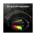 thumbnail image 3 of AJAZZ AJ125 Desk Mouse Sensitive Adjustable DPI ABS Precise Tracking 10000DPI Wired Mice for Gaming - Pink, 3 of 5