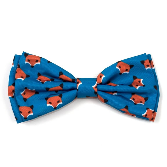 The Worthy Dog Foxy Bow Tie Adjustable Collar Attachment Accessory