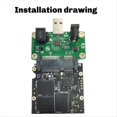 thumbnail image 3 of Abridor de Tarjetas de Estado Sólido SSD. Adaptador de Disco Duro A USB. Herramienta de Reparación de SSD. Abridor de Tarjetas Maestras., 3 of 5