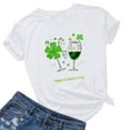 thumbnail image 2 of CHUMUD Womens St Patricks Day Shirt Green Shamrock Shirts St Patricks Day Clover Graphic Tshirt Tops, 2 of 4