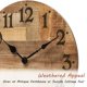 thumbnail image 5 of Reloj de pared NIKKY HOME Rustic Farmhouse 30 cm, MDF vintage, 5 of 6