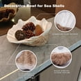 thumbnail image 2 of Bol grande de resina blanca con forma de concha de almeja Accessoryway, 26 x 9 x 22 cm, 2 of 9