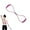 Pink, variant on Resistance Band with Handles, Figure 8 Tension Rope Stretch Bands for Exercise, Shoulder Biceps Chest Arm Workout Equipment, 8 Shaped Elastic Pull Yoga Tension Rope