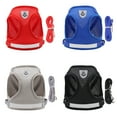 thumbnail image 2 of Dog Harness and Leash Set Reflective Adjustable Mesh Vest for Small Dogs Puppy Cats, 2 of 9