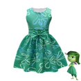 thumbnail image 3 of Vestido de princesa de dibujos animados Joy para niñas, peluca de disfraz de Cosplay de disgusto para Halloween, Carnaval, cumpleaños, película de adentro hacia afuera, 2024, 3 of 4