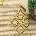 thumbnail image 6 of nuLOOM Julianne Handmade High-Low Jute Moroccan Area Rug, 5' x 8', Yellow, 6 of 9