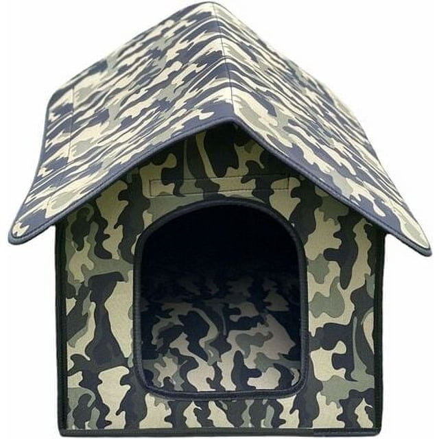 Tienda para mascotas al aire libre, refugio para gatos compuesto de EVA impermeable, condominio tipo Villa para gatos sin deformación, jaula plegable para perros y gatos, casas para gatos M