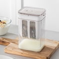 thumbnail image 1 of Colador de yogur griego de 1100 ml con malla fina y tapa Yogur casero fresco, 1 of 9