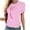 QR1_Pink, variant on VKOYWKM Breast Cancer Awareness T-Shirts Women Breast Cancer Tshirt Pink Ribbon Inspirational Breast Cancer Crew Neck Short Sleeve Tee Tops