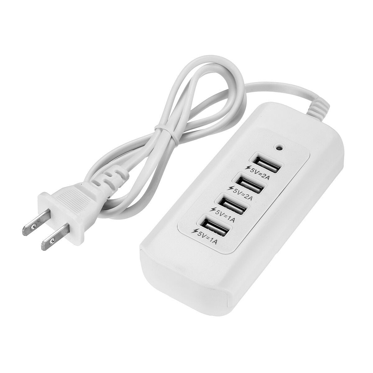 Multi Port USB Charger Desktop 4 USB Charger Station Phone Mount Charge Fast for iPhone, iPad, Samsung, Tablet, Bluetooth Speakers, Powerbank, HTC, LG, Sony, Google Nexus and More
