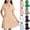 Style1-Khaki girls dresses, variant on Maqroz Girls School Uniform Short Sleeve Shirt Dress Tween Girls Lapel Elegant Dresses Button up A Line Ruffle Hem Golf Tennis Summer Mini Dresses with Pockets 5-15 Years