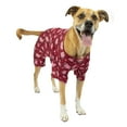 thumbnail image 2 of Vibrant Life Dog Clothes, Red Floral Print Pajama, for Dogs, Size Large, 2 of 4