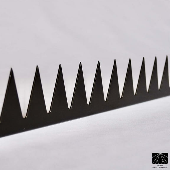 Ninja Deterrent™ | Fence Spikes Wall Spikes Anti Climb Home Security Guard | GizaGiza Single Bladed 1.0m Black | Bird Spikes
