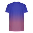 thumbnail image 4 of Chandails et T-Shirts Athlétiques pour Hommes T-Shirt Homme Mode Homme Couleur Dégradée T-Shirts Décontractés, Manches Courtes Col Rond Hauts Athlétiques Basiques Confortables Respirants Vêtements Quotidiens, 4 of 5
