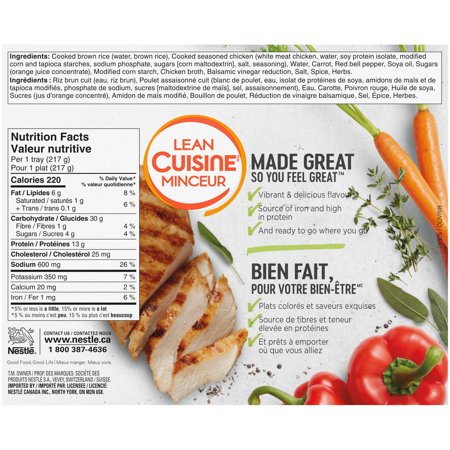 LEAN CUISINE Balsamic Chicken Frozen Entrée | Walmart Canada