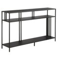 thumbnail image 1 of Henn&Hart 48" Blackened Bronze Metal Console Table, 1 of 8