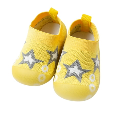 

XINSHIDE Toddler Kids Baby Boys Girls Shoes First Walkers Lovely Cartoon Socks Shoes Antislip Shoes Prewalker Sneaker Casual Kids Shoes