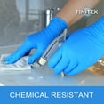 thumbnail image 6 of FINITEX Disposable Nitrile Gloves, Blue, Medical Exam, Powder Free, Latex Free, Food Safe, XL, 200 Count, 6 of 9