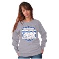 thumbnail image 5 of Favorite Police Officer Calls Me Mom Women Crewneck Sweatshirt Brisco Brands M, 5 of 6