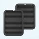 thumbnail image 1 of Silicone Trivet Mat, 2 Pack 12x9 Inch Kitchen Waterproof Rubber Countertop Mat, 1 of 1