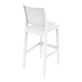 thumbnail image 2 of Compamia Jamaica Tabouret de Bar de Patio en Résine Aspect Osier de 30 Pouces Blanc, 2 of 9