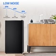 thumbnail image 4 of EDTara Compact Mini Fridge With Freezer, 3.2 Cu Ft Capacity, Single Door, 7 Adjustable Temperature Levels for Bedroom or Dorm, 4 of 7