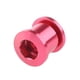 thumbnail image 4 of de Doble Cadena de Aluminio CNC - rojo, 6.5mm Macarena Bicicleta Manivela Tornillo, 4 of 5