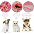 thumbnail image 2 of LUXMO Pet Blanket for Dog Cat Puppy 29 x 21 Inches Cute Paw Print Pattern Puppy Kitten Bed Warm Sleep Mat for Indoors Outdoors, 2 of 9