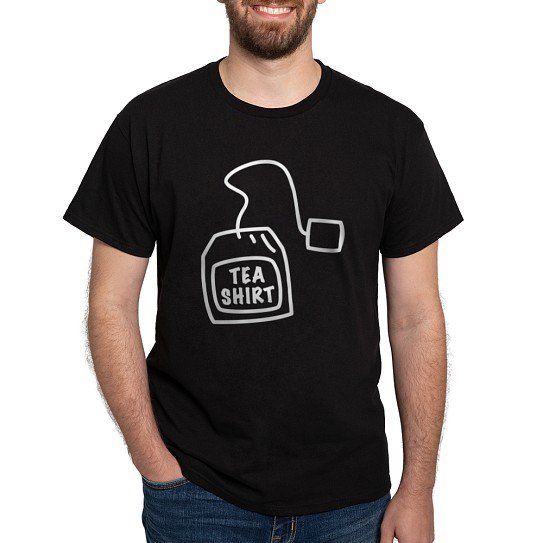 CafePress - Tea Shirt Dark T Shirt - Men's Classic Cotton T-Shirts