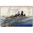 thumbnail image 2 of Hiroshige 14x11 Gold Ornate Wood Framed with Double Matting Museum Art Print Titled - Descending Geese at Haneda, 2 of 4