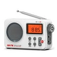 thumbnail image 1 of Equipo de radio Radio AM/FM portátil Pantalla LCD Radio estéreo Compatible con batería y alimentación por USB con función de apagado del temporizador despertador para uso doméstico y exterior, 1 of 8