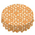thumbnail image 2 of Baseball and Basketball Orange Pattern Round Tablecloth 70"x70", Wrinkle Resistant Wipeable Table Cover for Kitchen Dining Room Picnic Patio and Party, 2 of 6