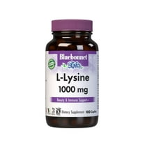 Bluebonnet Nutrition L-Lysine 1000mg Caplets, 100 Count