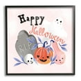 thumbnail image 2 of Stupell Industries Happy Halloween Typography Whimsical Haunted Faces Motifs Graphic Art Gray Framed Art Print Wall Art, Design by Dominika Godette, 2 of 5