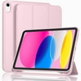 thumbnail image 2 of Funda iMieet para iPad de décima generación de 10,9 pulgadas con soporte para lápices, color rosa, 2 of 7