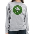 thumbnail image 3 of Plus Size Snowboarding Icon Graphic Design Unisex Ring Spun Cotton Premium Long Sleeve T-shirt - Heather Grey 2XL, 3 of 4