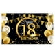 thumbnail image 3 of Cateissary Banner de fondo de feliz cumpleaños Fondo de fotografía Banner de feliz cumpleaños Kits de decoración para fiestas 18 años Cateissary HA002690-02, 3 of 6
