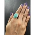 thumbnail image 3 of Amazonite Gemstone Ring-925 Sterling Silver Ring-Faceted Amazonite Ring, 3 of 5