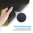 thumbnail image 6 of Bingfone Gold Glitter Gradient Large Gaming Mouse Pad,Extended Desk Mousepad With Stitched Edges,Non-Slip Base,Water Resist Keyboard Pad For Gamer, Office & Home, 29.5 X 16 In, 6 of 9