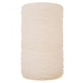 The Amazing Flameless Candle Wax Pillar, Glittered Layered, White