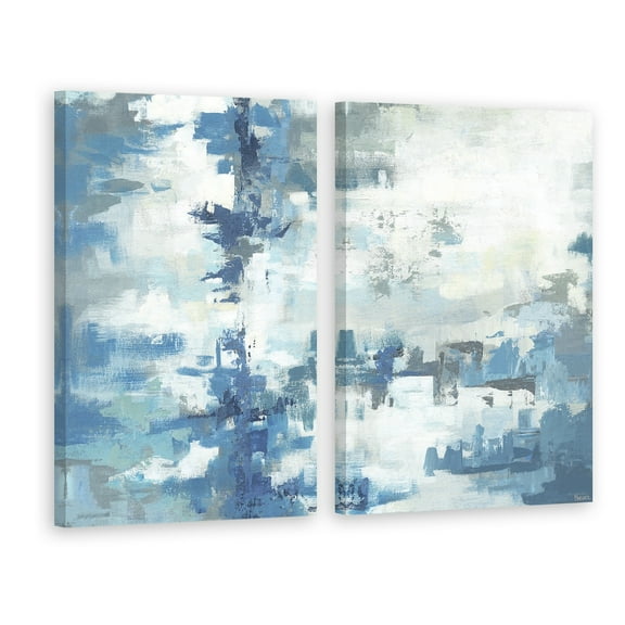 Matching Blue Hues Diptych