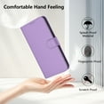 thumbnail image 6 of ELEHOLD Case for iPhone 11 Pro Max, Luxury Business Leather Wallet Flip Case with Stand & Card Slots,Lavender, 6 of 8